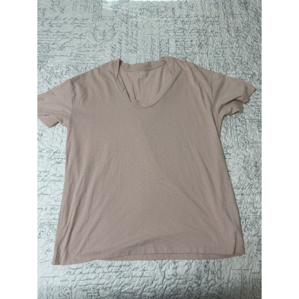 NWT Aerie Twist Collar T Shirt Sz L Preppy Momcore Cottagecore Hipster Lounge